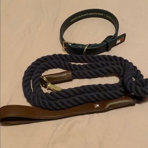 Tommy Hilfiger dog collar and leash